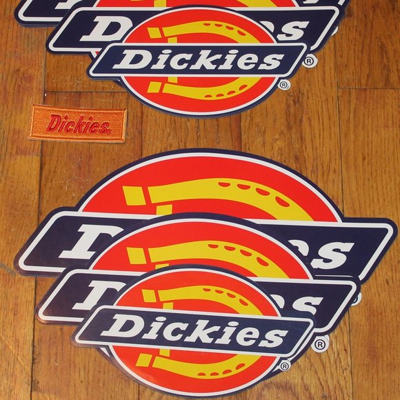 2x 2017 BNWT Dickies Double Knee Pants + 1 Patch & 8 Stickers - Picture 7 of 7